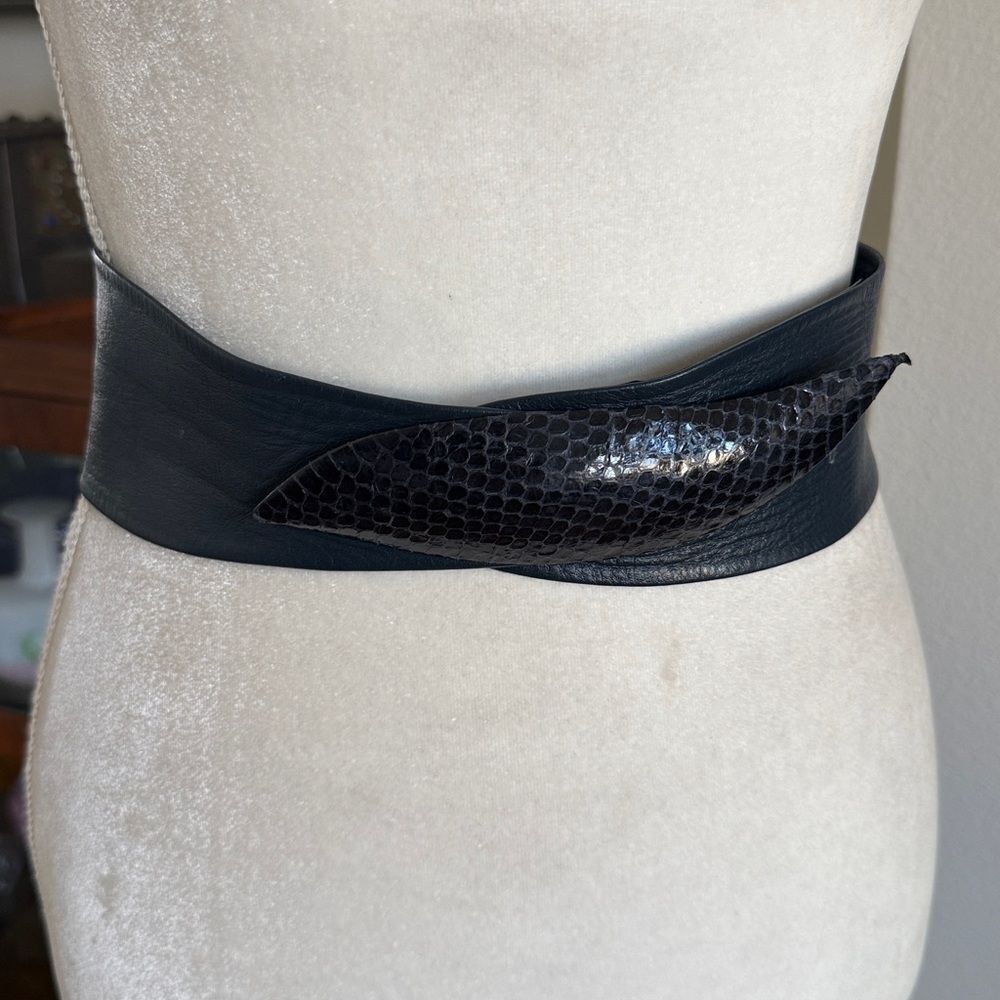 Vintage leather belt